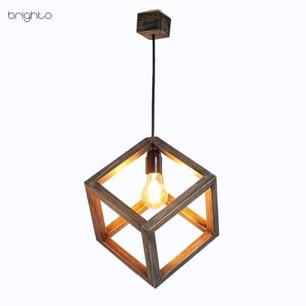 چراغ اویز چوبی M70