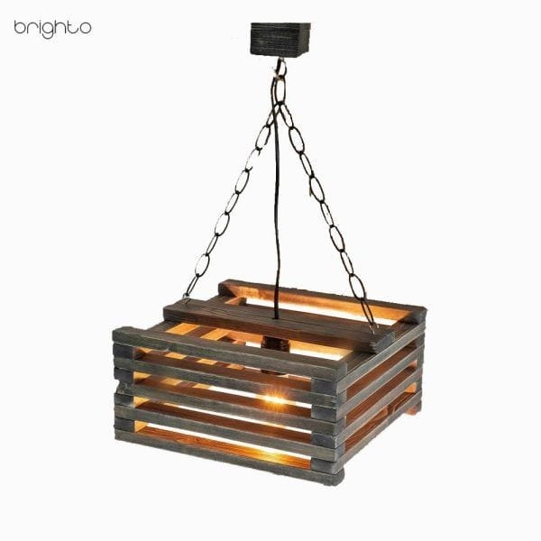 چراغ اویز چوبی M60
