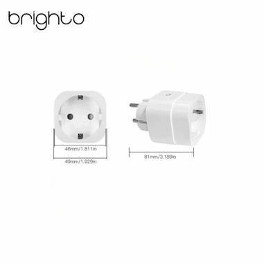 پریز هوشمند دو شاخه دار ZIGBEE برند MOES مدل ZP-EU16M