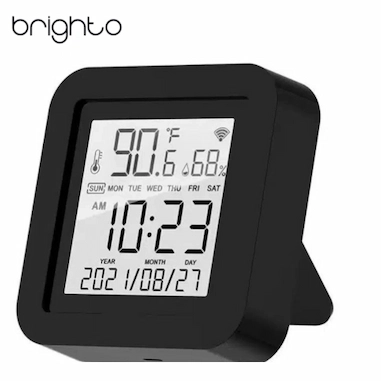 ریموت IR + Temperature + Humidity هوشمند WIFI با صفحه نمایش برند MOES مدل WR-TY-THR-BK