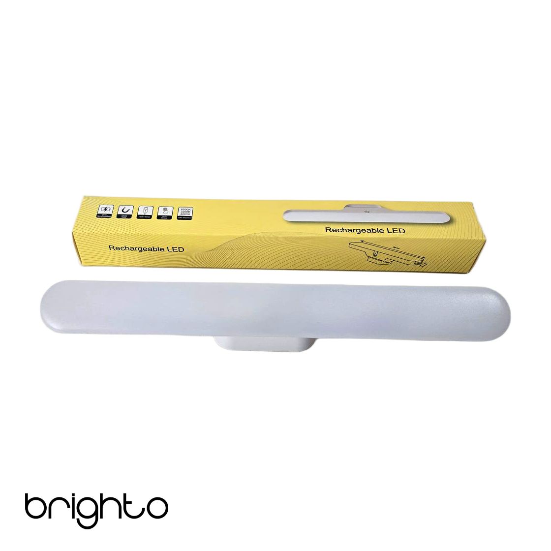 چراغ شارژی دیواری ۳+۳ وات