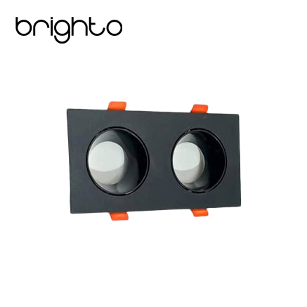 قاب هالوژن دو شعله مشکی