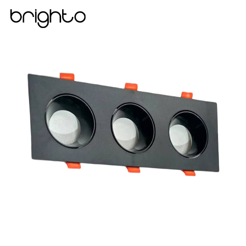 قاب هالوژن سه شعله مشکی