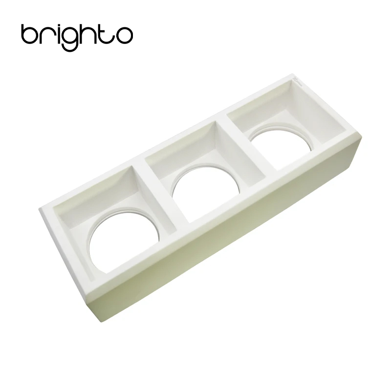 قاب هالوژن گچی سه شعله کوچک 715